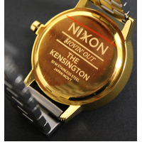 Nixon Kensington A0992062-00 Silver Gold Women's Quartz Analog Watch