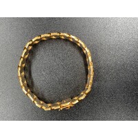 Ladies 18ct Yellow Gold Fancy Link Bracelet (Pre-Owned)