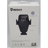 Maxguard Wireless Car Charger and Phone Holder with Fast Charging