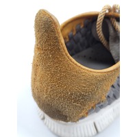 Nike Free Inneva Woven Grey Laser Orange Mens Size 9 Sportswear Sneaker