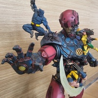 Iron Studios X-Men vs Sentinel #1 Deluxe 1:10 Scale Diorama Statue