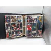 Fleer 94-95 Assorted Basketball Cards Approx. 1000 Collectable Cards in Folder 