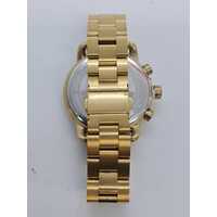 Nordgreen Copenhagen Pioneer 40mm All Gold Black Dial Chronograph Watch