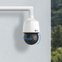 Super HD 4MP PTZ Dome Network Camera Pan Tilt 25X Optical Zoom IP67 Rating