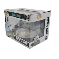 Funko Pop! Rides #34 Rick and Morty Rick's Ship Vinyl Figure (Pre-owned)