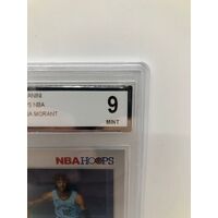 2019 Panini NBA Hoops #259 JA Morant Memphis Grizzlies RC 9Mint (Pre-Owned)