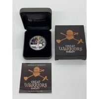 Perth Mint Great Warriors Knight 1oz Silver Proof Coin 2010 (Pre-Owned)