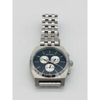 Nixon Synchronicity Time Teller Stainless Steel Chrono Unisex Quartz Watch