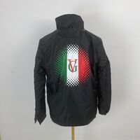 VG World Collection Luxury Black Leather Jacket Size Small