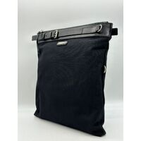 Yves Saint Laurent YSL Paris Canvas Tote Bag Detachable Strap GUS2E 1000 Black