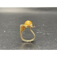 Ladies Solid 9ct Yellow Gold Ring Fine Jewellery 7.5 Grams Size UK K