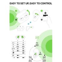 Belkin SoundForm Play True Wireless In Ear Headphones White IPX5 Rated
