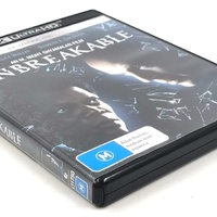 Unbreakable 4K Blu-ray Bruce Willis Samuel L. Jackson M. Night Shyamalan