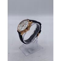 Tissot Men's Chrono XL Classic White Dial 45mm Quartz Watch Brown Leather Band
