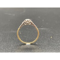 Ladies 18ct Yellow Gold Ring (Pre-Owned)