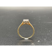 Ladies 18ct Yellow Gold Diamond Ring (Pre-Owned)