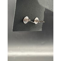 Ladies 14ct White Gold Diamond Earrings (Pre-Owned)