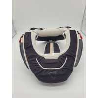 Leatt Motorcycle Neck Brace Size Medium GPX Club II White/Black (Pre-owned)