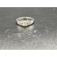 Ladies 18ct White Gold Diamond Ring (Pre-Owned)