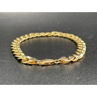 Unisex 18ct Yellow Gold Curb Link Bracelet (Pre-Owned)