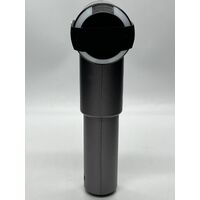 Hyper Impact Percussion Massager 81907 Black Portable Design with 5 Attachments