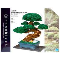 Nanoblock Bonsai Pine Deluxe Edition NB-039 (New Never Used)