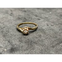 Ladies 10ct Yellow Gold Ring (Pre-Owned)