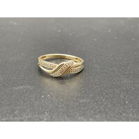 Ladies 9ct Yellow Gold Ring (Pre-Owned)