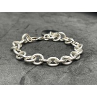 Ladies 925 Sterling Silver Belcher Bracelet