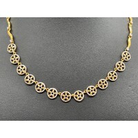 Ladies 22ct Fancy Link Gold Necklace (Pre-Owned)