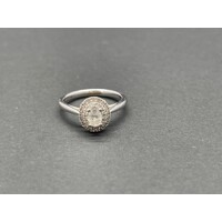 Ladies 14ct White Gold Diamond Engagement Ring (Pre-Owned)