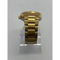 Citizen Black Dial Gold Tone Men’s Chronograph Watch (Pre-owned)