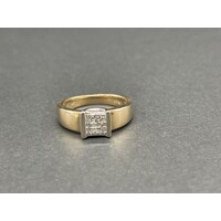 Ladies 9ct Yellow Gold Ring (Pre-Owned)