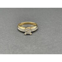 Ladies 18ct Yellow Gold Diamond Engagement Ring (Pre-Owned)