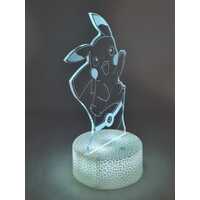 Pikachu 3D Night Light Multi Colour Changing Illusion Lamp