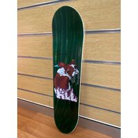 Frankie Hill Artist Series 4-50 Custom Bulldog/Bat Decal Finish Skateboard Deck