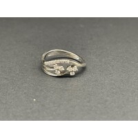 Ladies 18ct White Gold Ring (Pre-Owned)