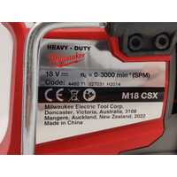 Milwaukee M18 CSX 18V Cordless Brushless Reciprocating Saw Skin Only 