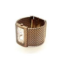 Loyal Women’s Rose Gold Tone Stainless Steel Small Size Rectangle Shape Watch