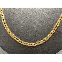Unisex 18ct Yellow Gold Mariner/Birdseye Link Necklace (Pre-Owned)
