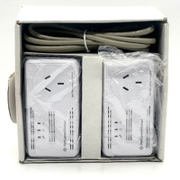 NetComm NP205 200Mbps Powerline Adapter Twin Pack AC Pass Through Ethernet