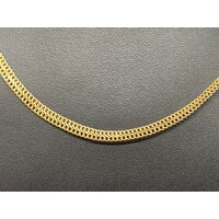 Ladies 18ct Yellow Gold Figure 8 Link Necklace (Pre-Owned)
