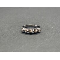 Ladies 14ct White Gold Diamond Ring (Pre-Owned)