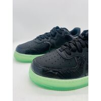 Nike Air Force 1 React LV8 CV2218-001 Size 9 US/ 8 UK Black Green Athletic Shoes