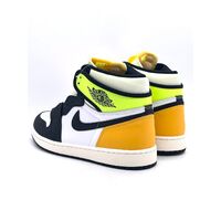 Nike Air Jordan 1 Retro High OG Volt Gold 555088118 Size 9 US Mens Athletic Shoe