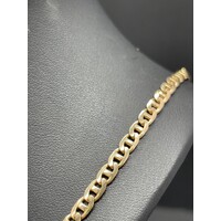 Men's 9ct Yellow Gold Anchor Link Necklace