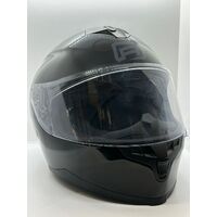 Rjays Dominator II Gloss Black Motorcycle Helmet Size Small 55-56cm + Dust Bag