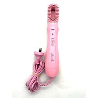 Mermade Hair MH6001 Interchangeable Blow Dry Pink Brush Hair Dryers with 3 Heads