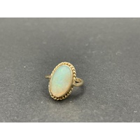 Ladies 9ct Yellow Gold Pearl Ring