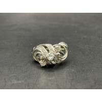 Ladies 18ct White Gold Diamond Ring